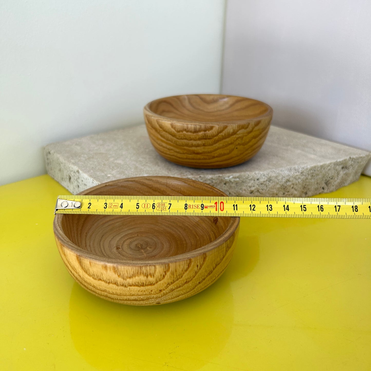 Hand-turned wooden bowl