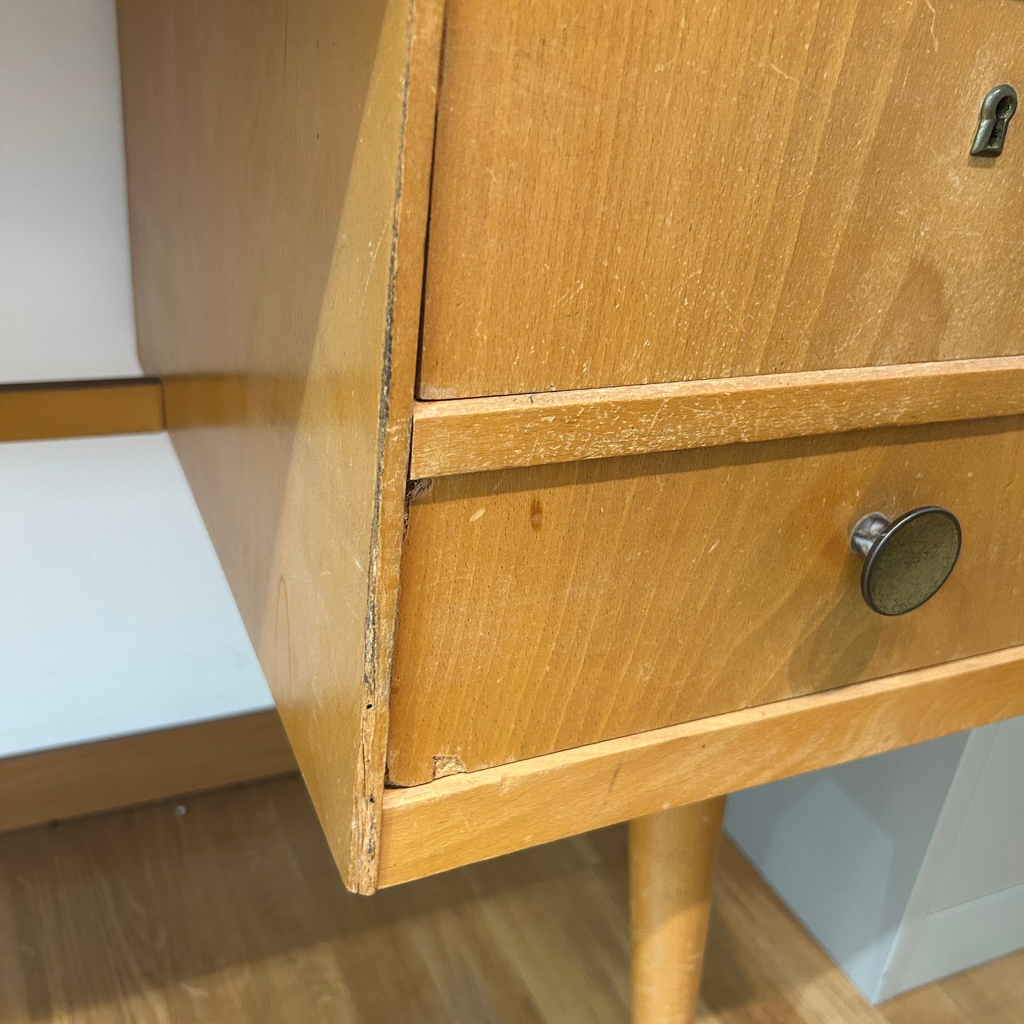 Mid century desk with Formica top