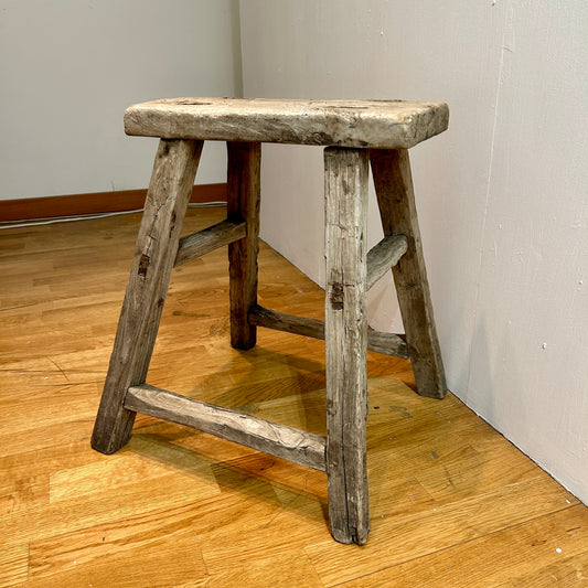 Antique wooden stool (3 available)