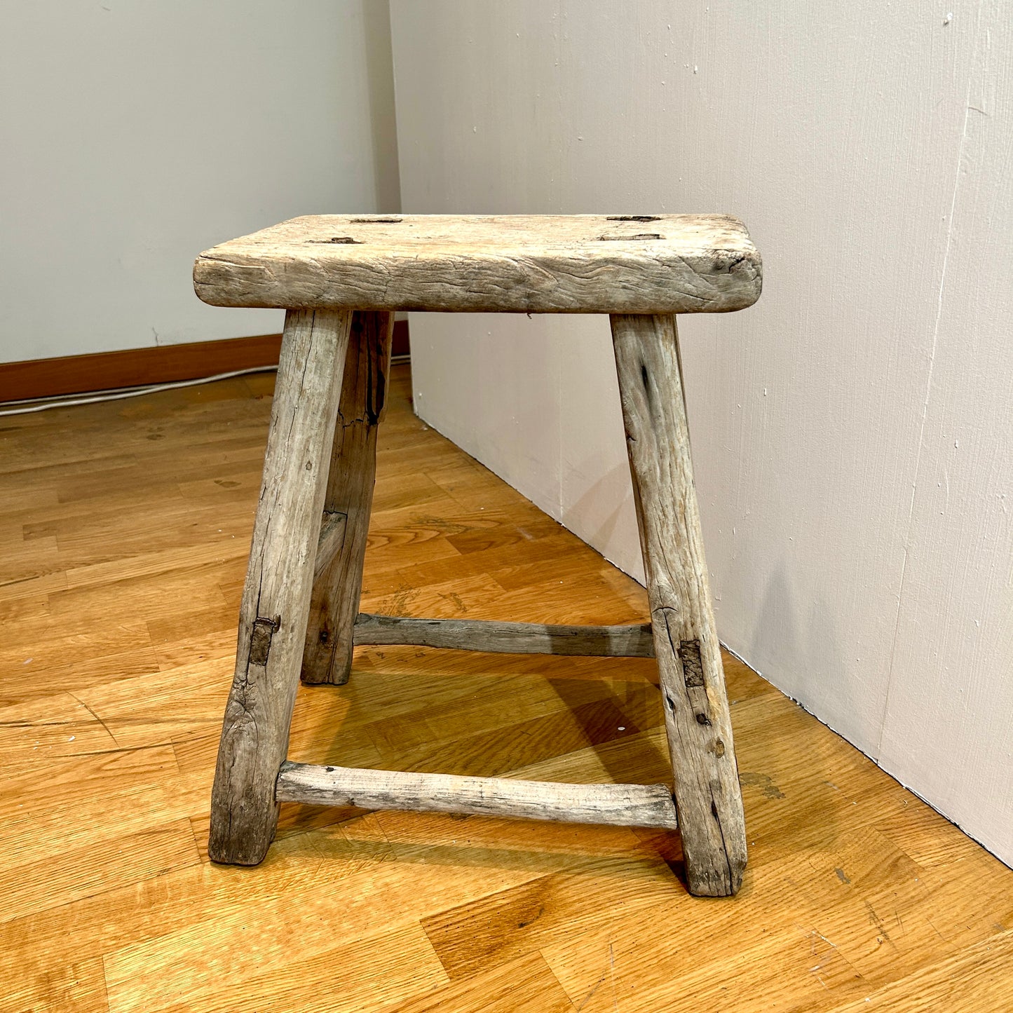 Antique wooden stool (3 available)