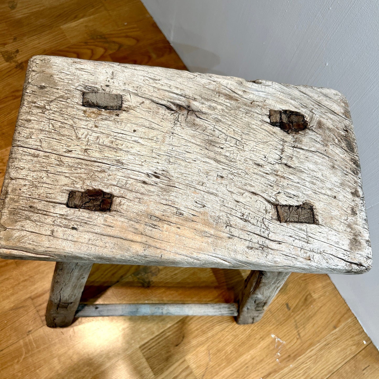 Antique wooden stool (3 available)