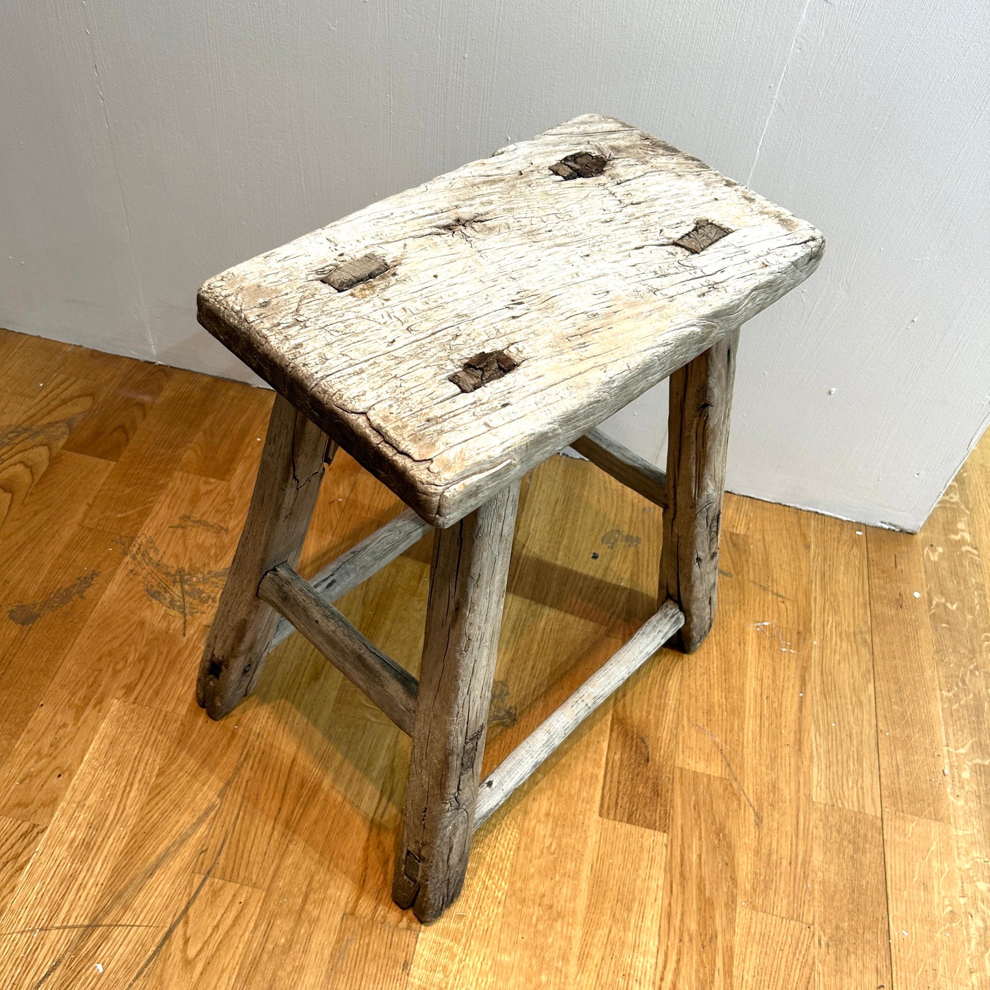 Antique wooden stool (3 available)