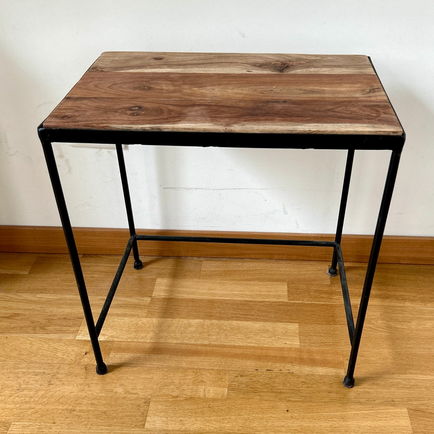 Medium steel & wood table