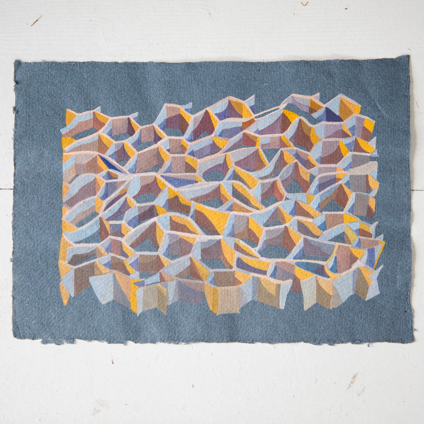 Clare Mitten - Filter Exercise (Khadi 1), 2021