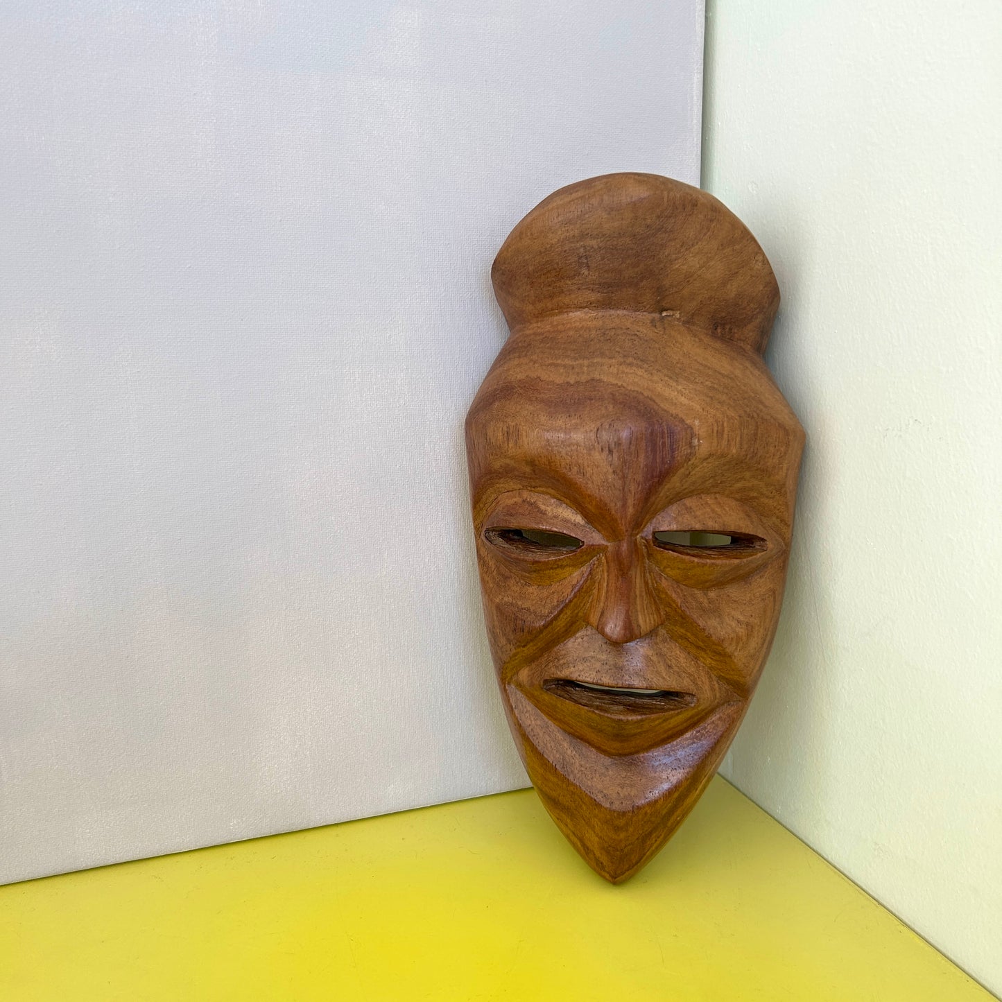 Carved wood mask