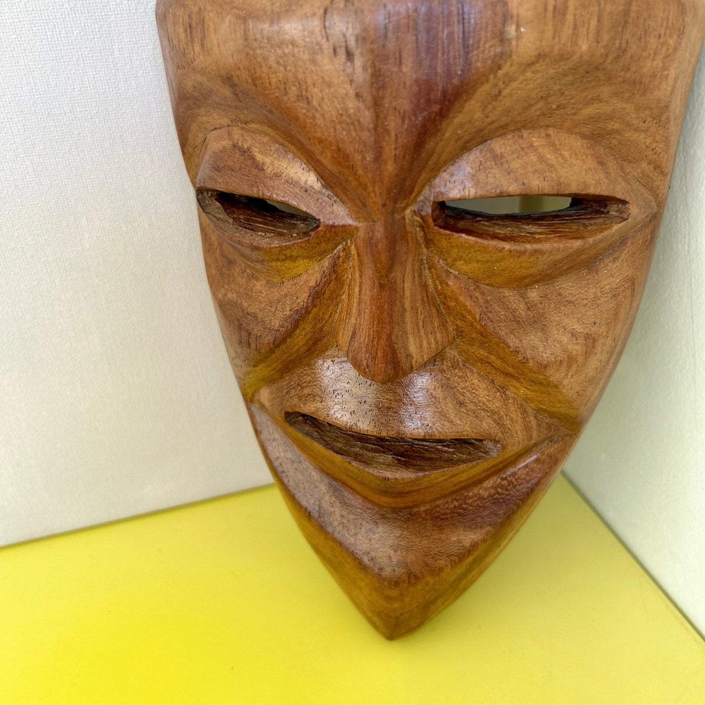 Carved wood mask