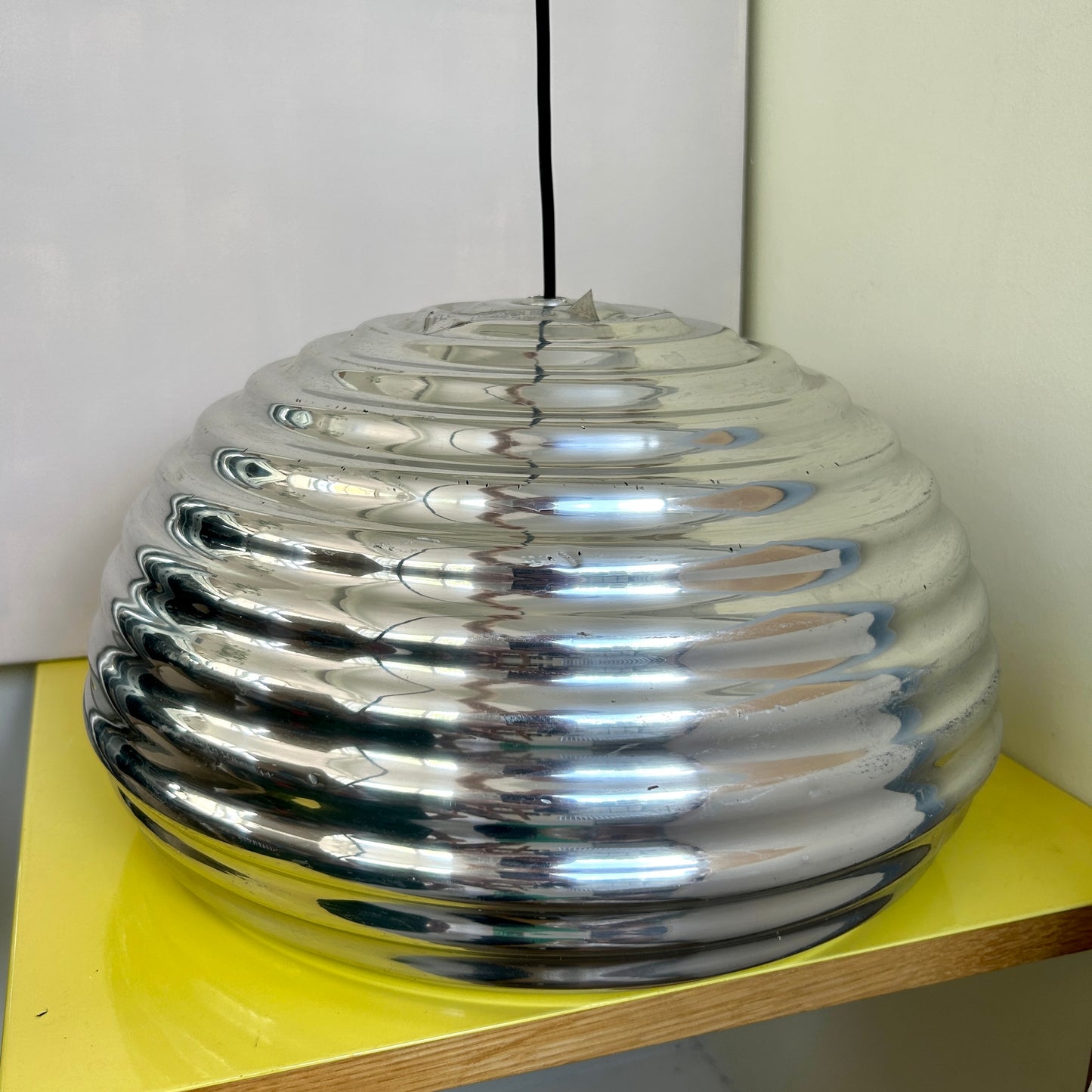 Vintage Castiglione for Flos aluminium pendant light