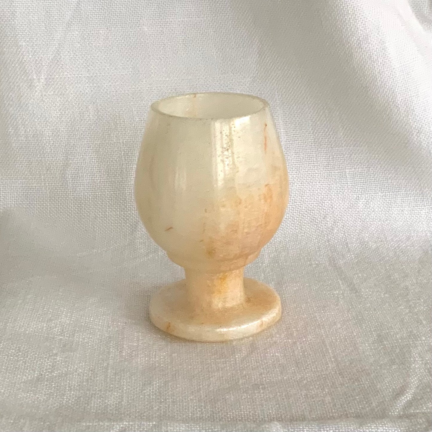 Vintage marble coffee or liquor cup set