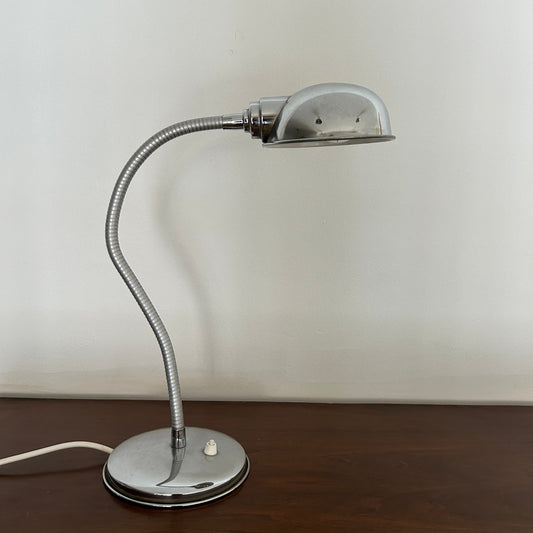 Vintage chrome desk lamp