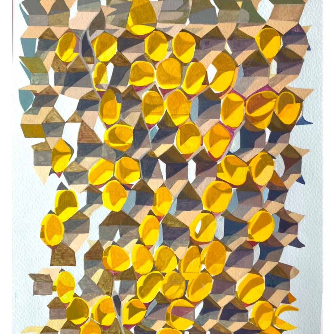 Clare Mitten - Filter Exercise (Gold), 2020