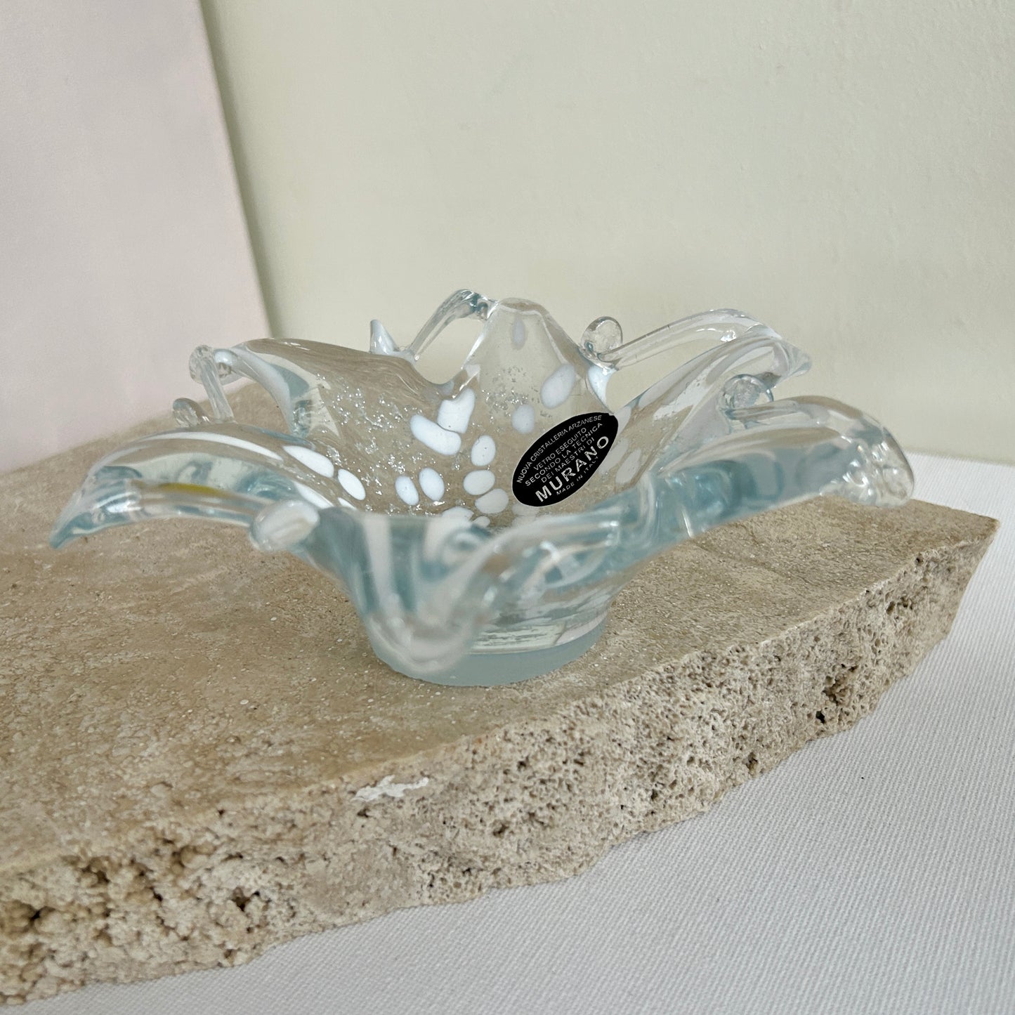 Murano glass star dish