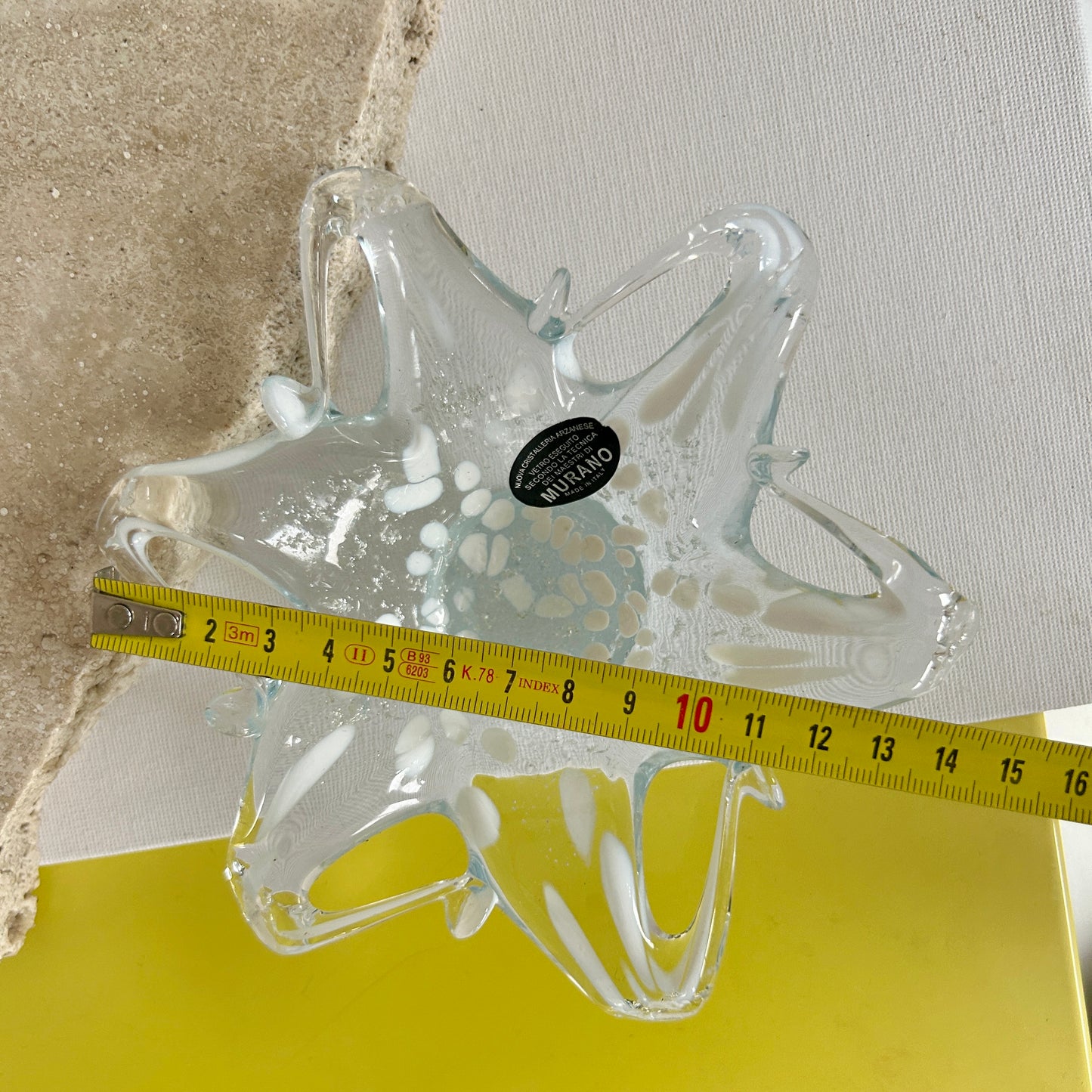 Murano glass star dish