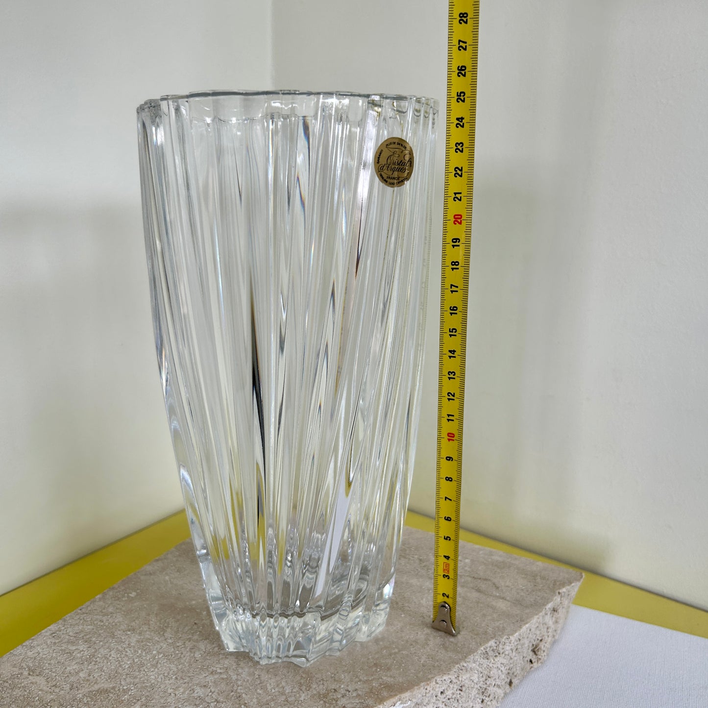 Ctrisal d'Arques, French lead crystal vase